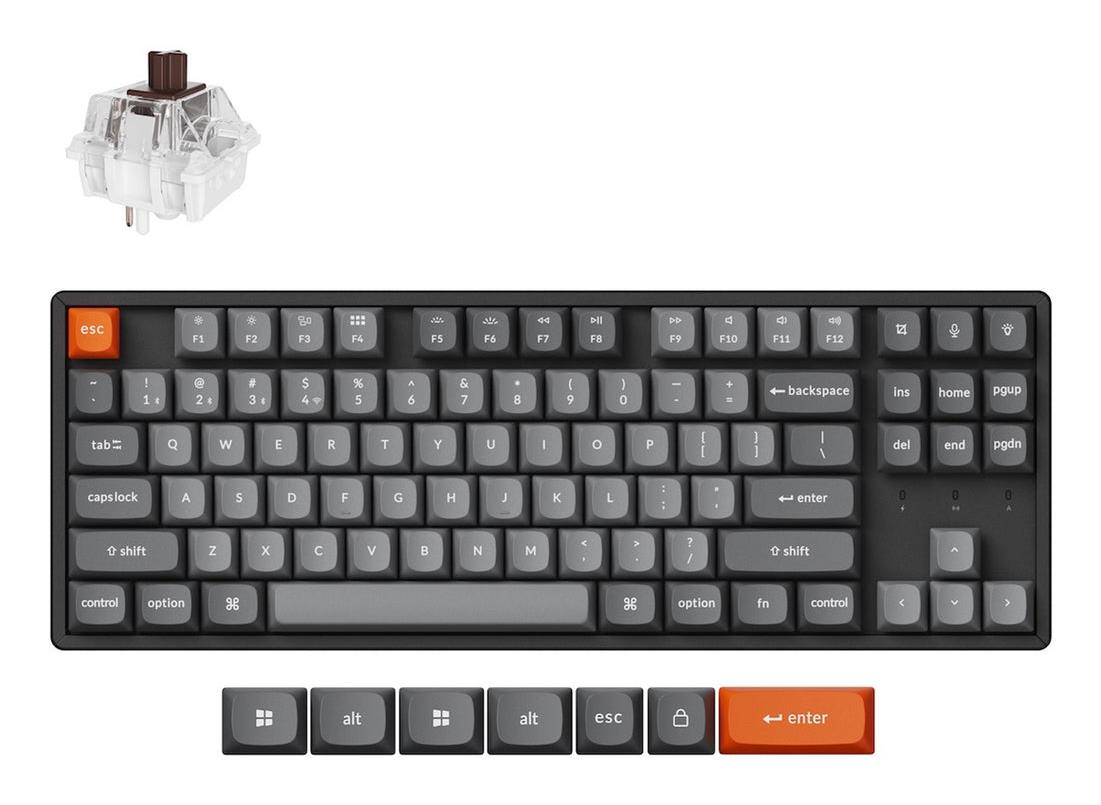 KEYBOARD WRL K8 MAX RGB/BLACK K8M-J3