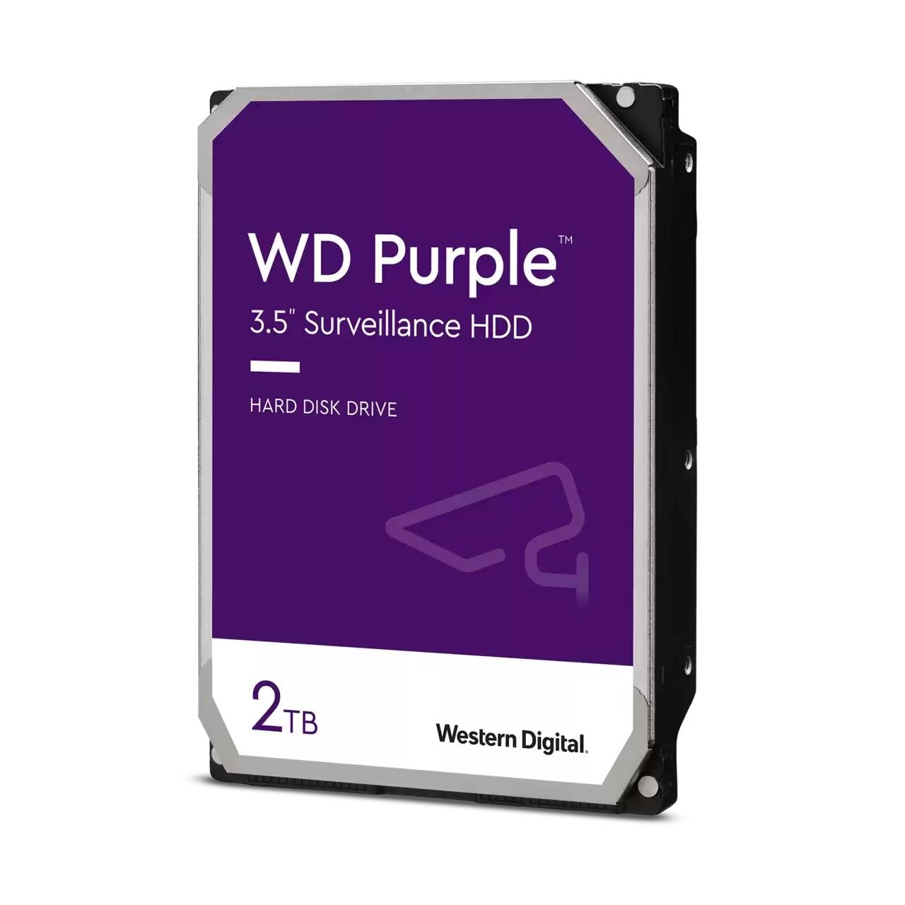 HDD, WESTERN DIGITAL, Purple, 2 TB