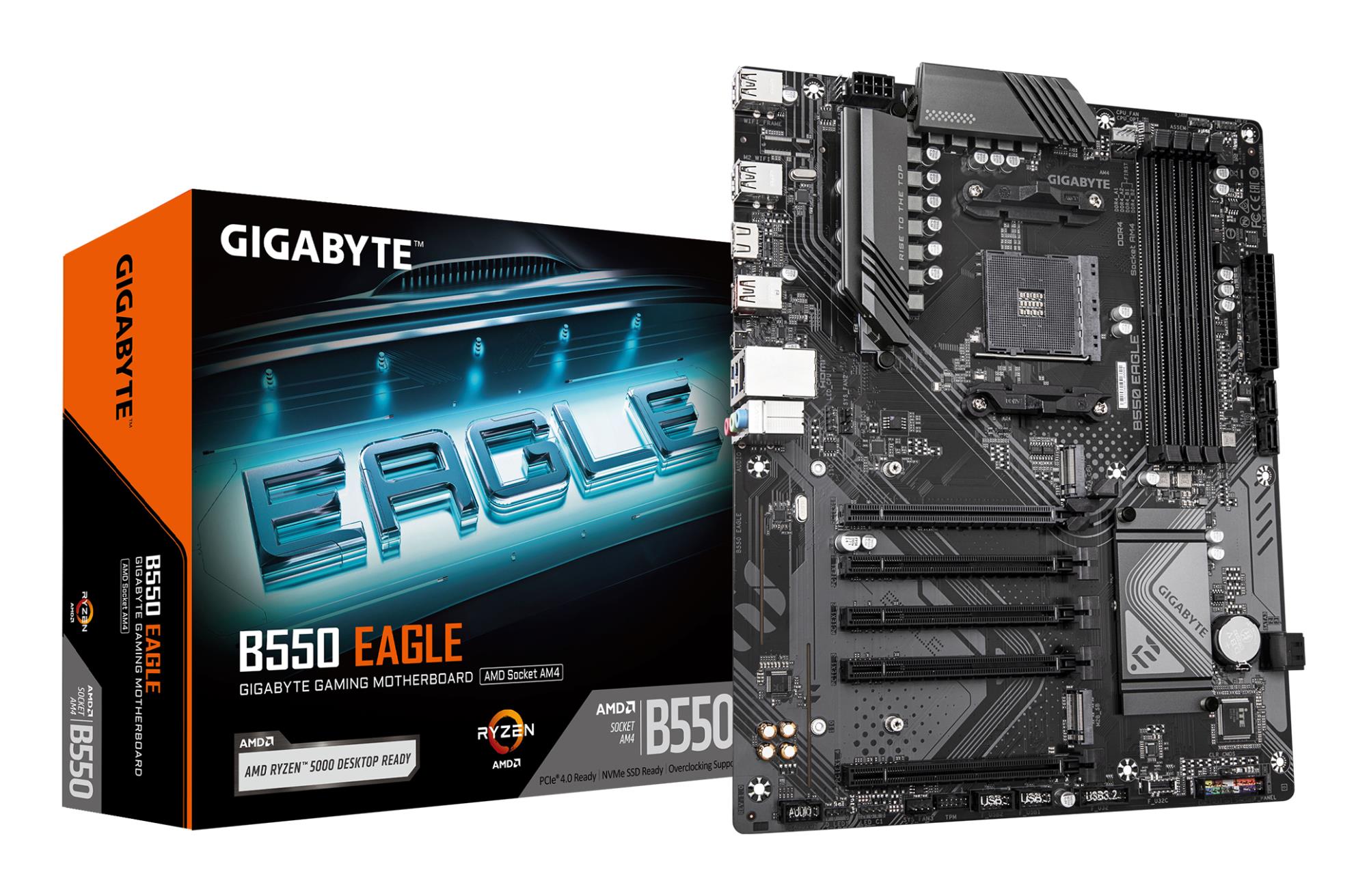 Mainboard, GIGABYTE, AMD B550, Socket AM4