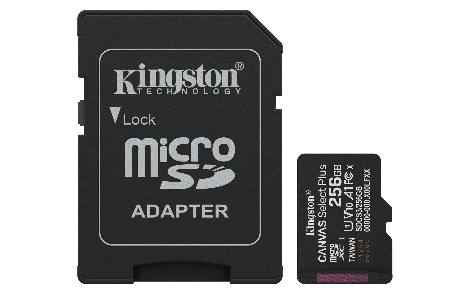 MEMORY MICRO SDXC 256GB UHS-I/W/ADAPTER SDCS3/256GB