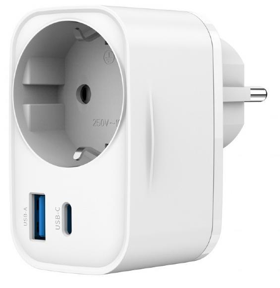 CHARGER USB UNIVERSAL 20W WHT/2P AC
