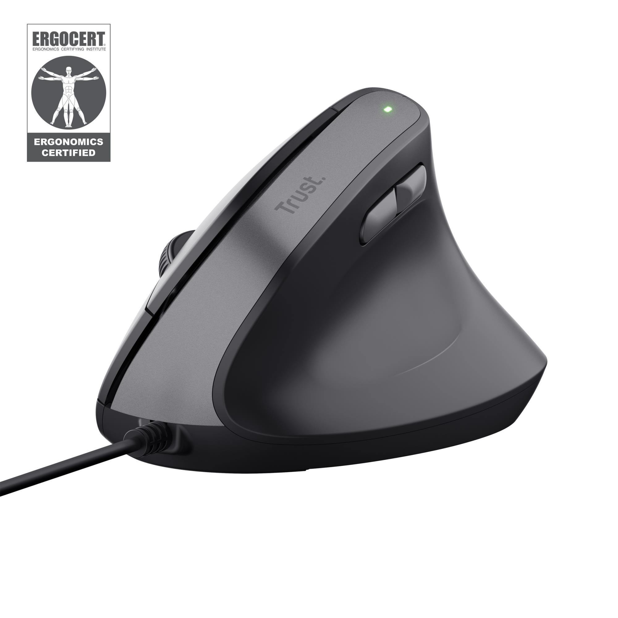 MOUSE USB OPTICAL BAYO II/ERGONOMIC BLACK