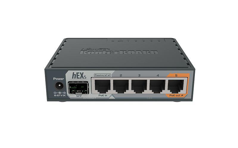 NET ROUTER 10/100/1000M 5PORT/HEX S RB760IGS