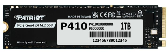 SSD, PATRIOT, 320xTBW rating, NVMe Yes