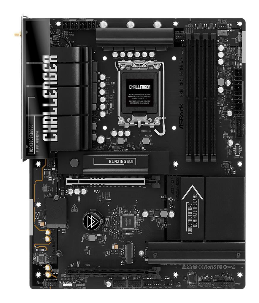 Mainboard, ASROCK, Intel B860, LGA 1851