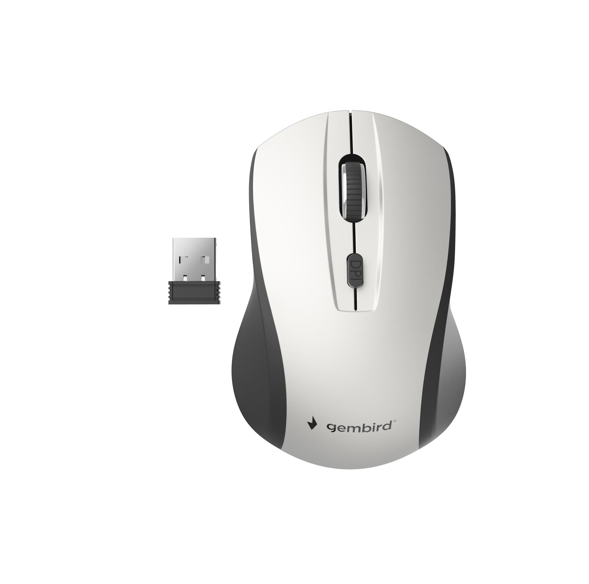 MOUSE USB OPTICAL WRL BLACK/SILVER MUSW-4B-02-BS