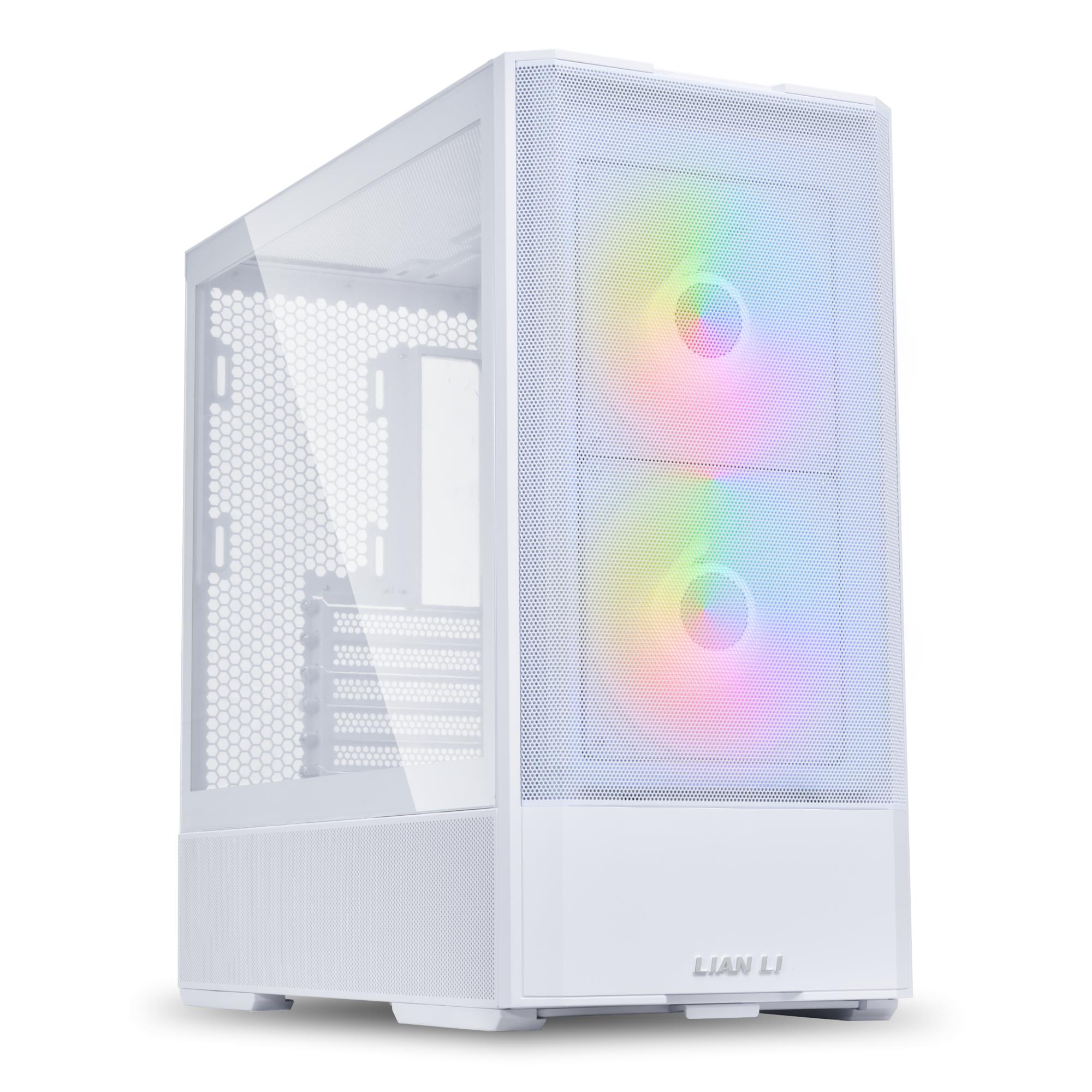Case, LIAN LI, ATX/micro ATX/Mini-ITX, White