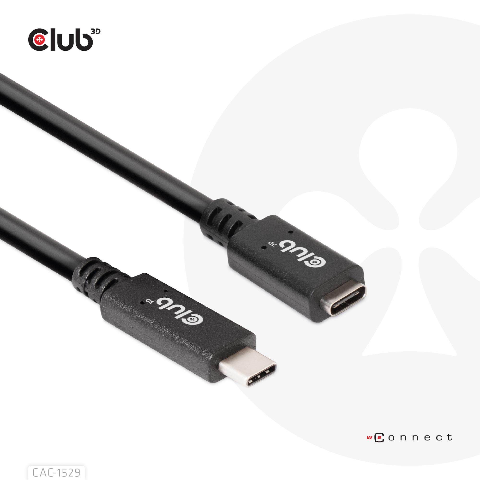 CABLE USB-C TO USB-C 2M/M/F CAC-1529