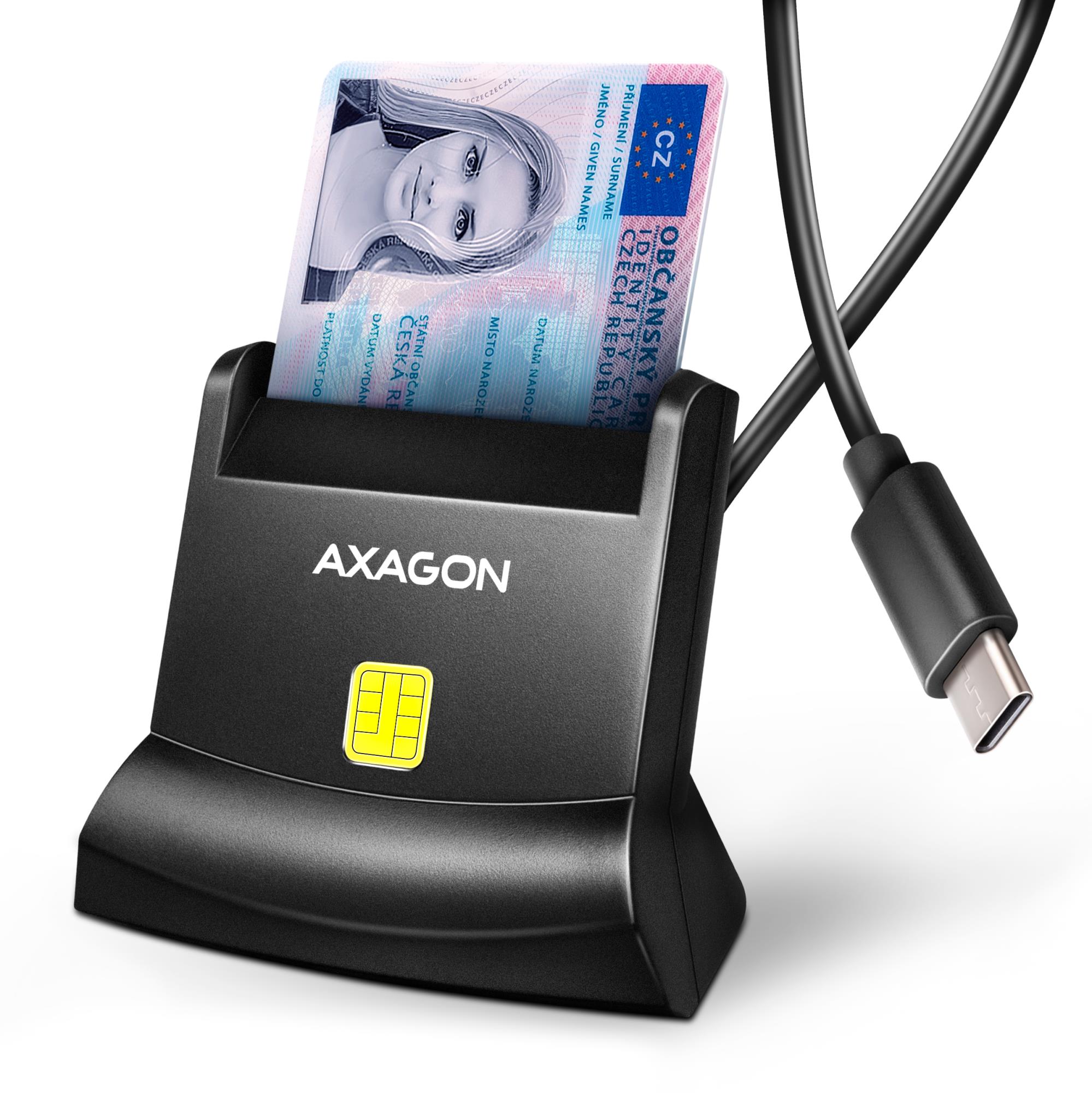 CARD READER STAND SMARTCARD/ID/USB-C 1.2M