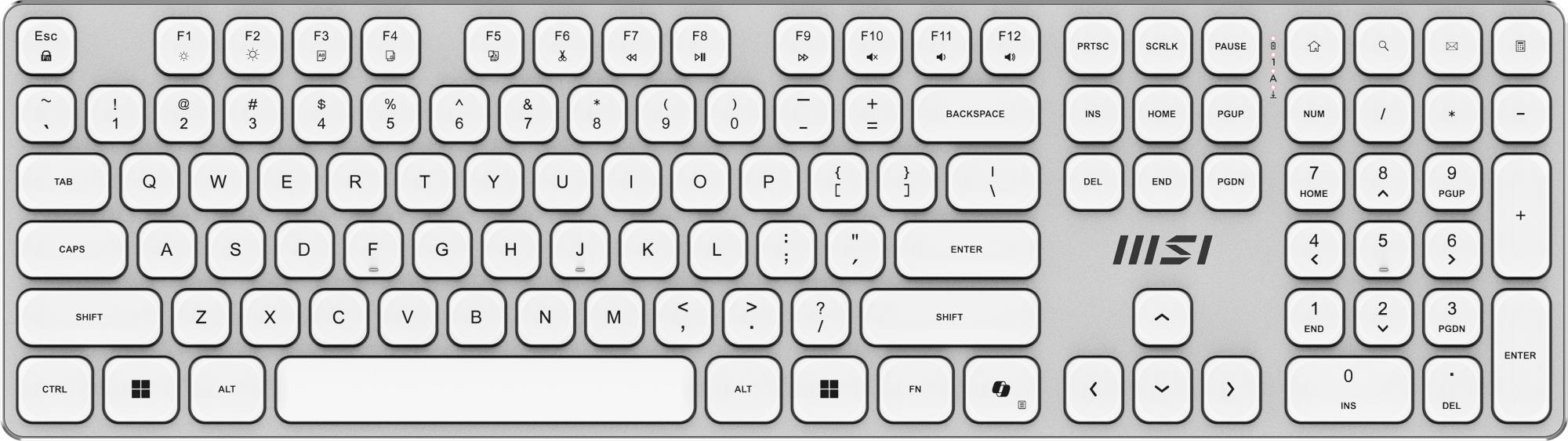 KEYBOARD +MOUSE/FORGE K210 W COMBO WHITE