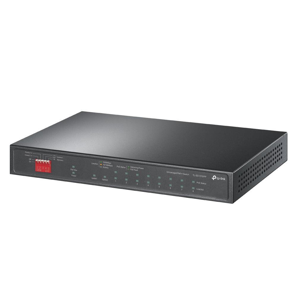 Switch, TP-LINK, TL-SG1210PP, 9x10Base-T / 100Base-TX