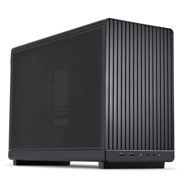 Case, LIAN LI, micro ATX/Micro-ITX, Black
