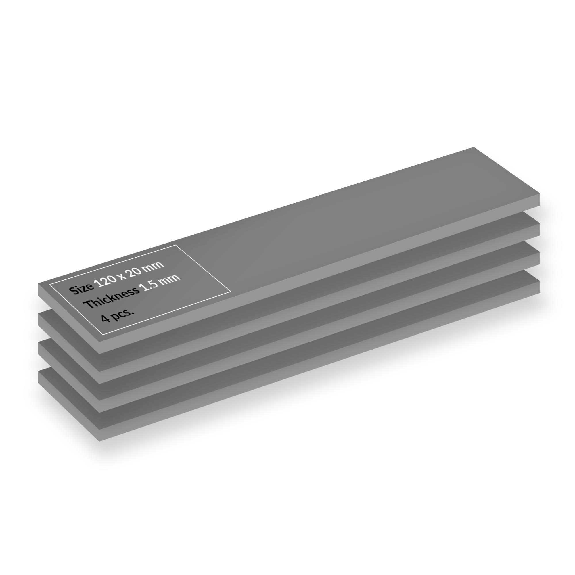 CPU COOLER ACC THERMAL PAD 4PK/120X20X1
