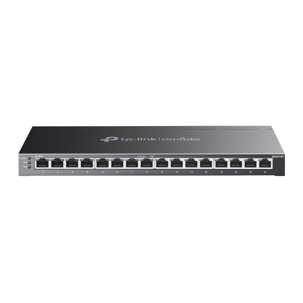 Switch, TP-LINK, Omada, TL-SG2016P, 16x10Base-T /