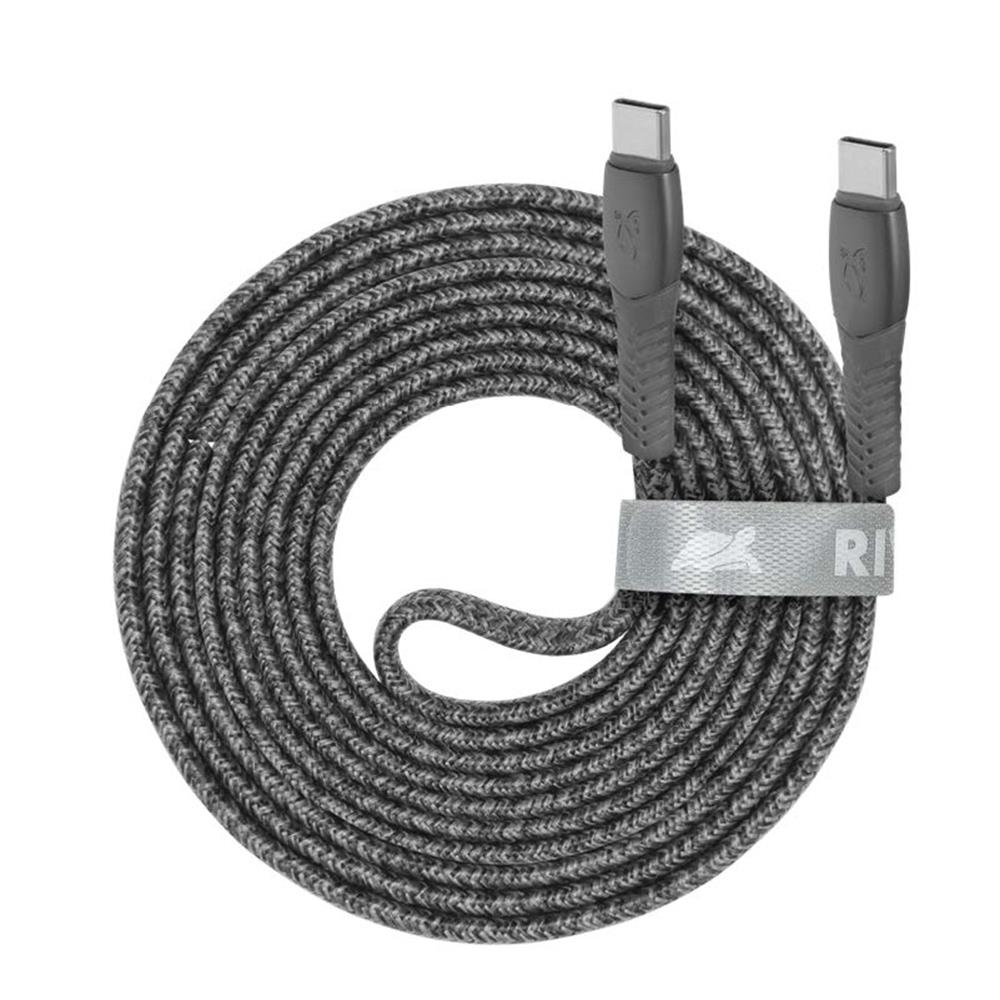 CABLE USB-C TO USB-C 2.1M/GREY