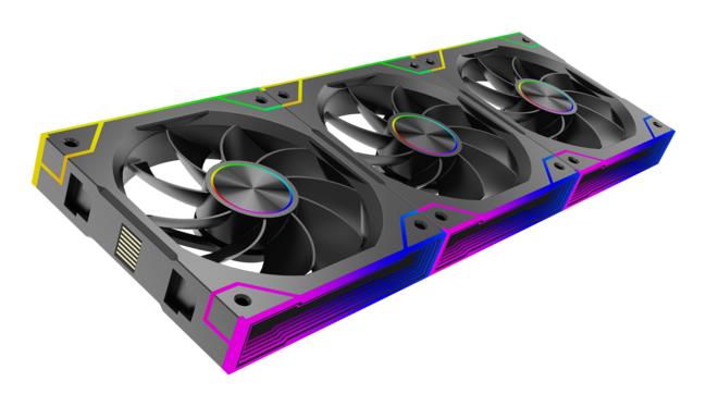 CASE FAN 120MM XPF360R.ARGB/12V XF073