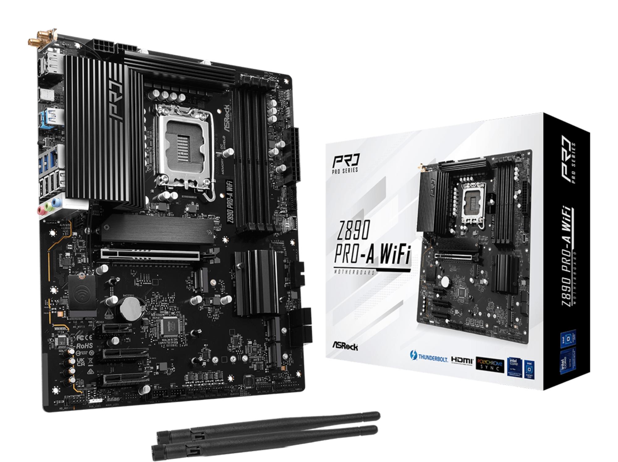 Mainboard, ASROCK, Intel Z890, LGA1851, ATX