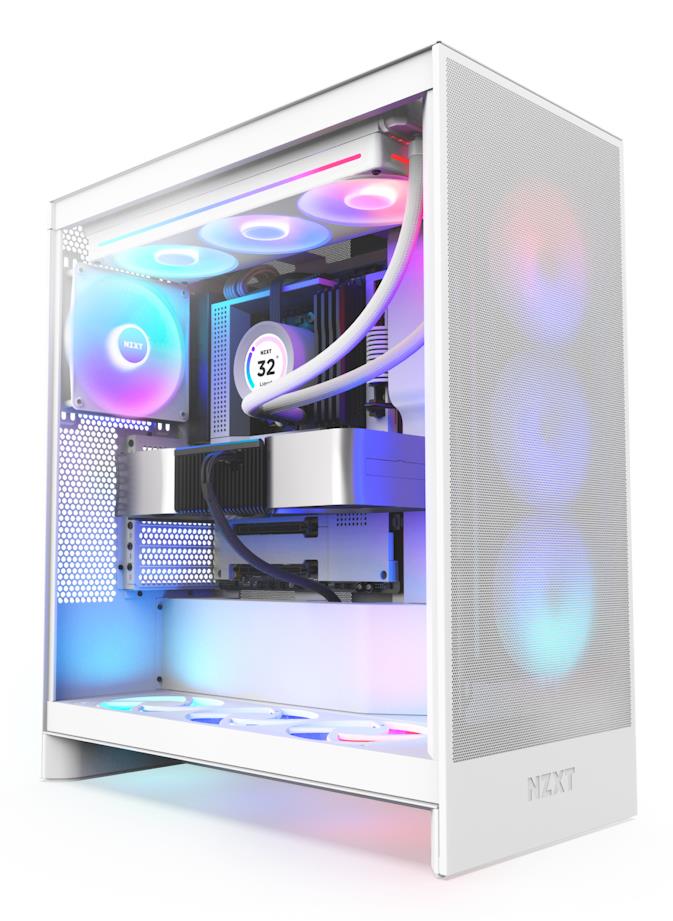 Case, NZXT, H7 Flow RGB, MidiTower