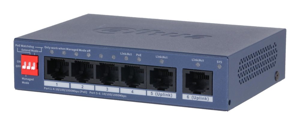 Switch, DAHUA, CS4006-4GT-36, Switch type Managed