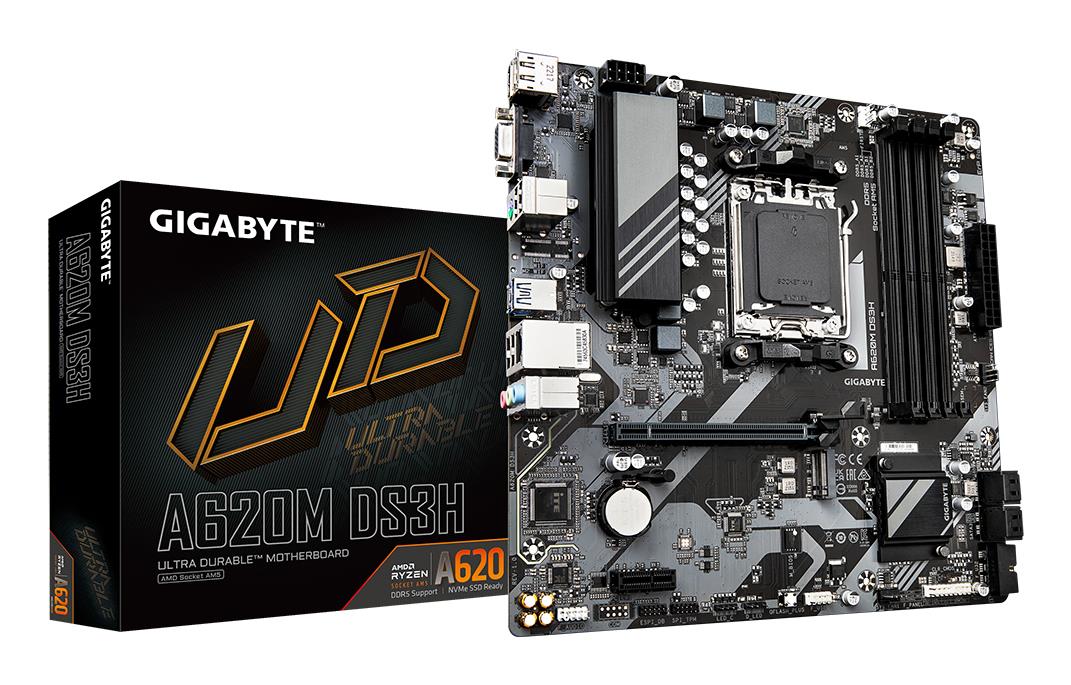 Mainboard, GIGABYTE, AMD A620, Socket AM5