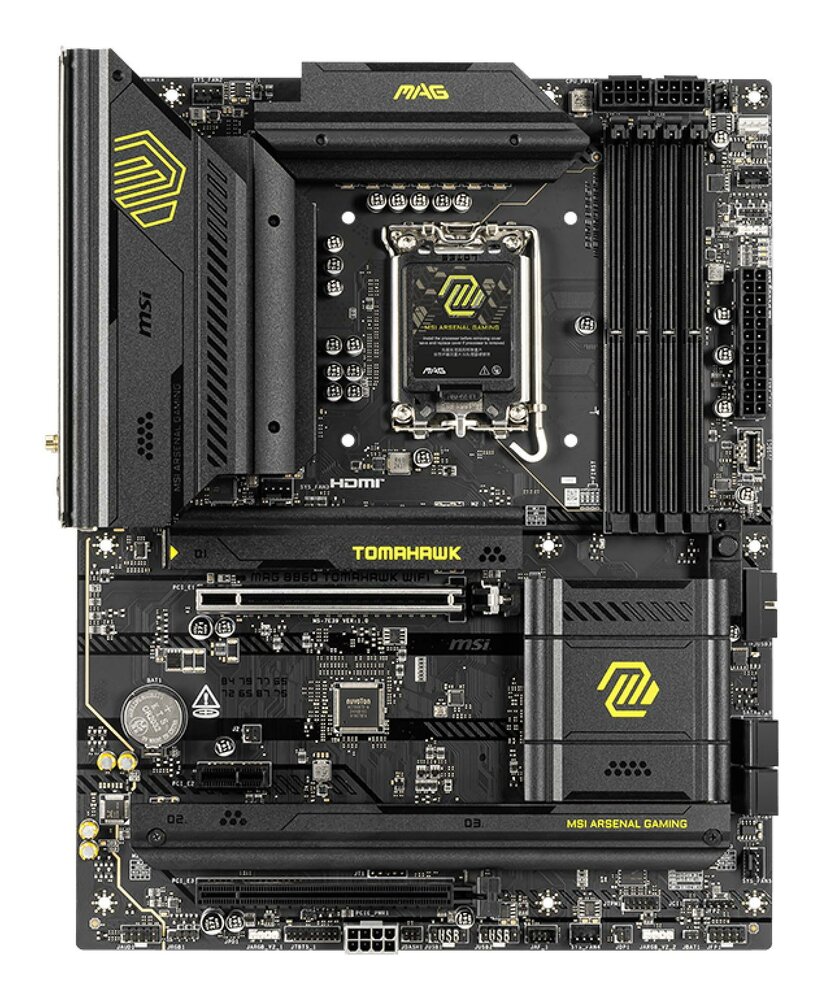 Mainboard, MSI, Intel B860 Express, LGA1851
