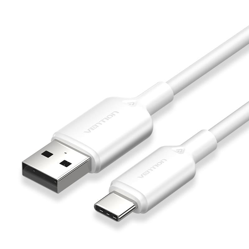 CABLE USB-C TO USB2.0/1M WHITE