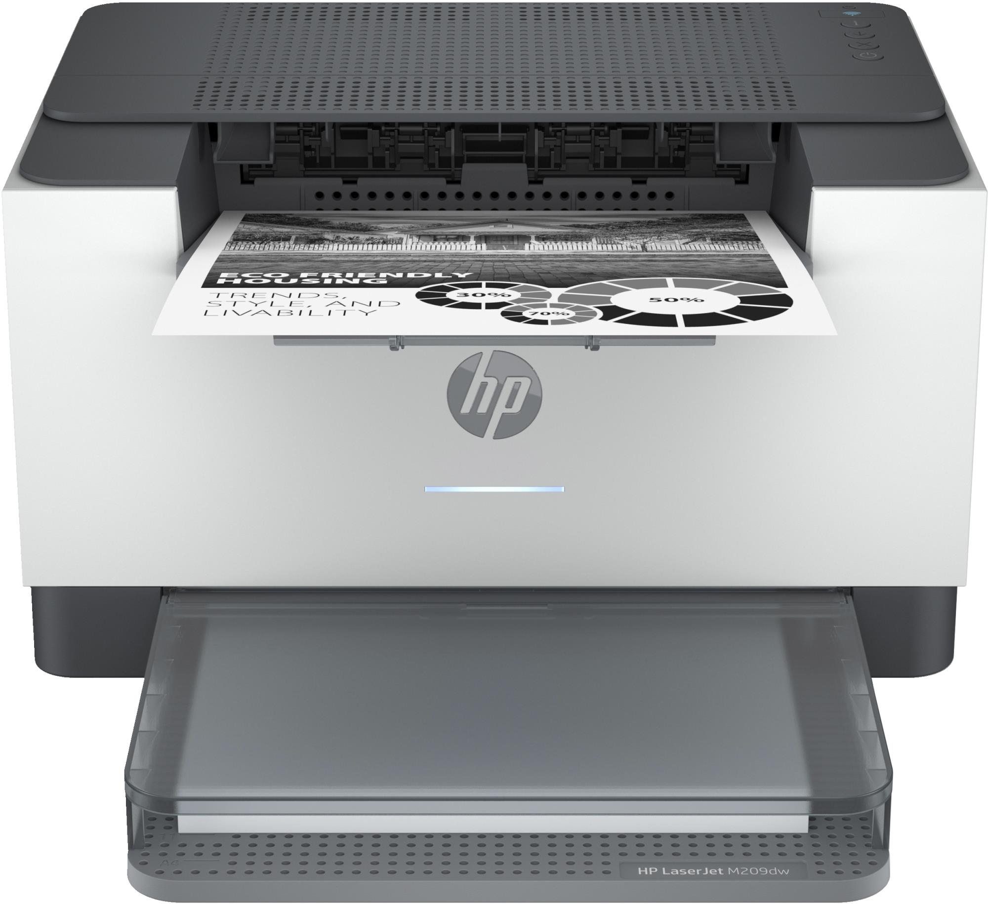 Laser Printer, HP, LaserJet M209DW, 6GW62F