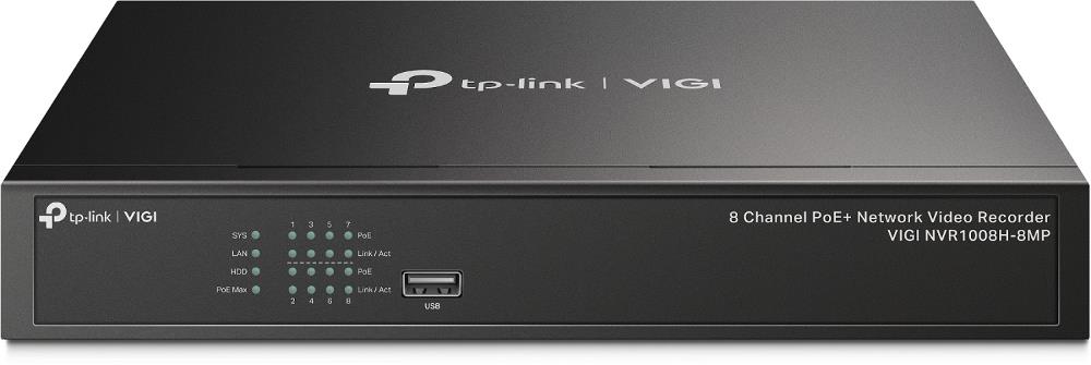 NET VIDEO RECORDER 8CH POE+/VIGI NVR1008H-8MP