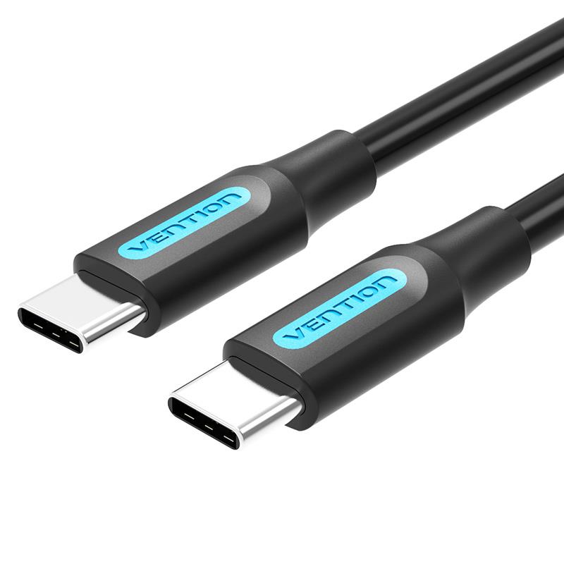 CABLE USB-C TO USB-C/1M BLACK COSBF