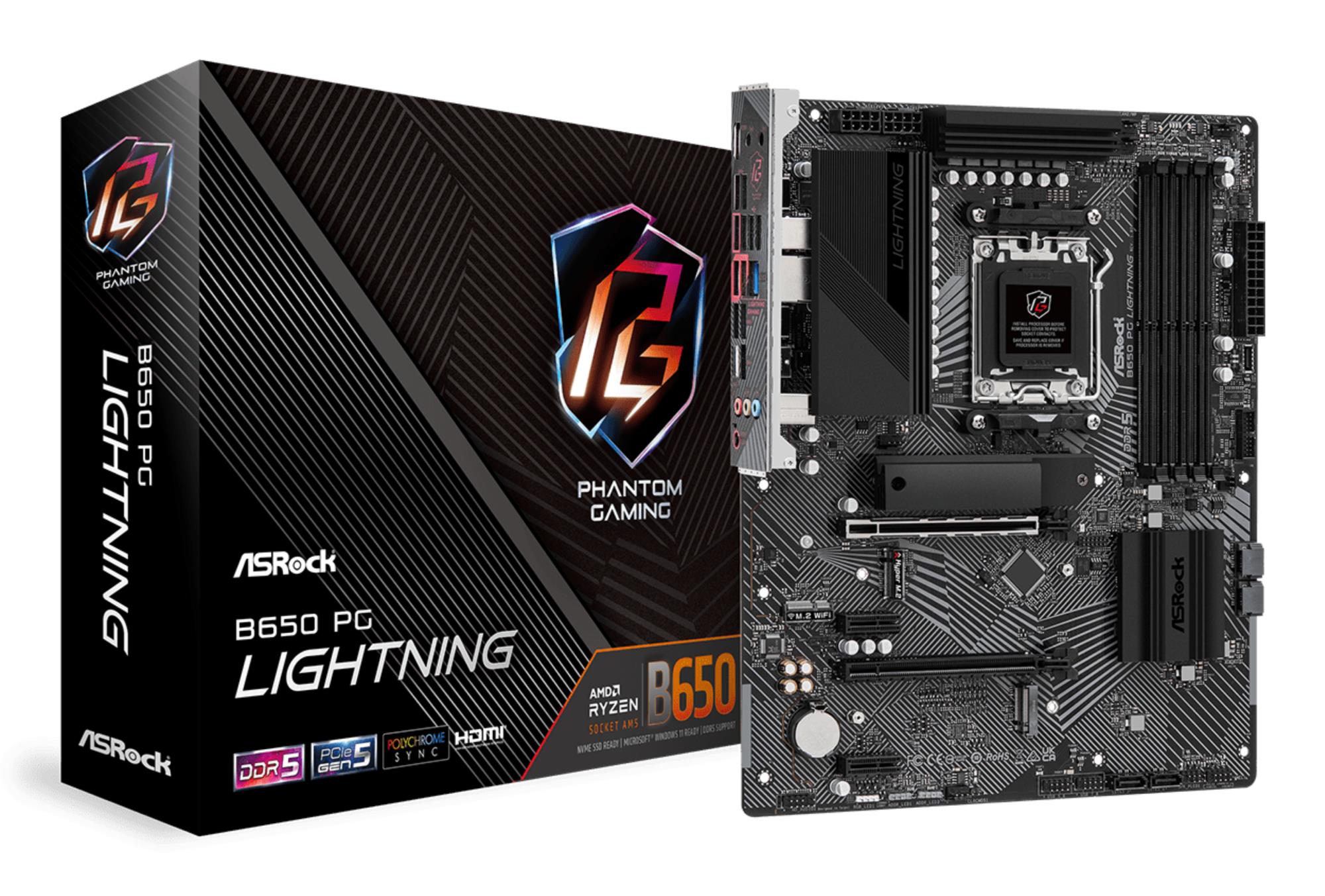 Mainboard, ASROCK, AMD B650, SAM5, ATX