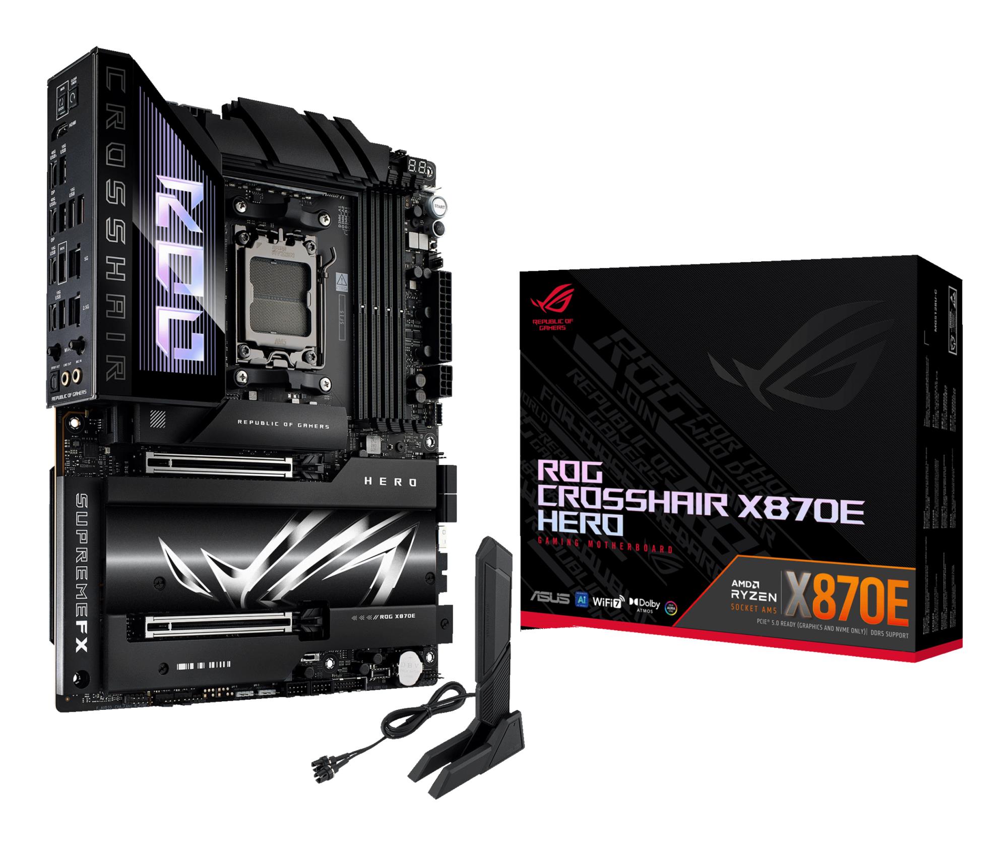 Mainboard, ASUS, AMD X870E, SAM5, ATX
