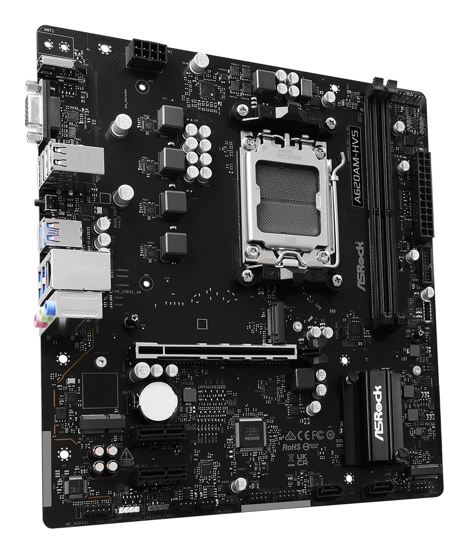 Mainboard, ASROCK, AMD A620A, micro ATX