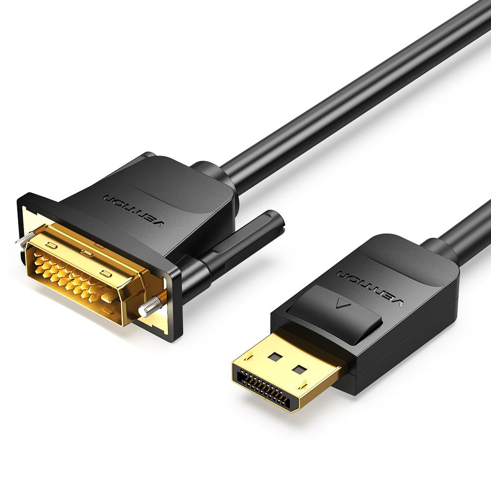 CABLE DP TO DVI 1M/BLACK HAFBF