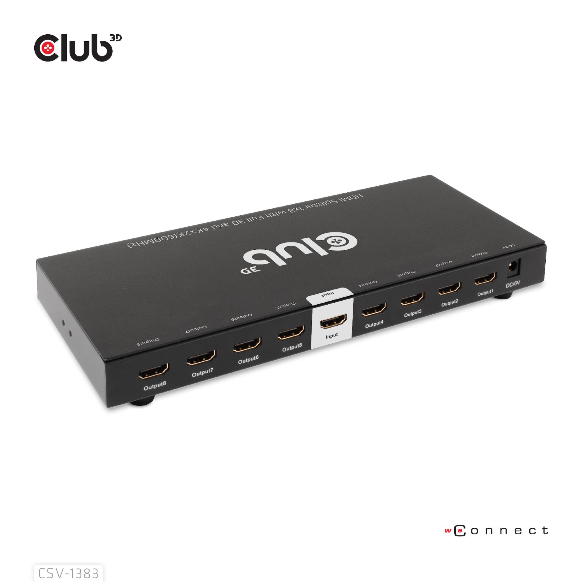 VIDEO SPLITTER HDMI 8PORT/3D 4K 60HZ