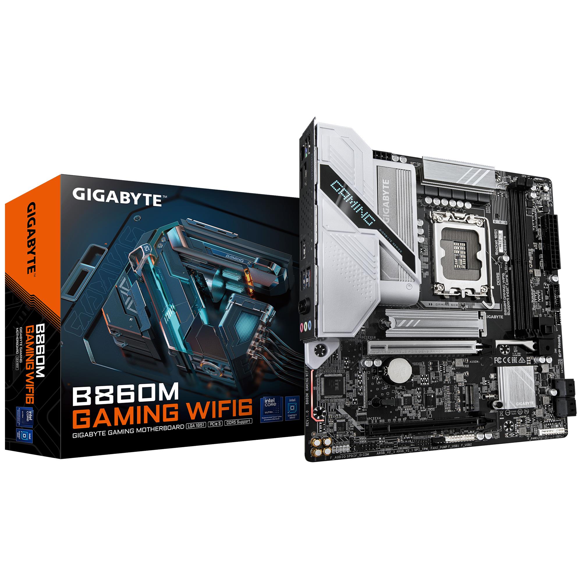 Mainboard, GIGABYTE, Intel B860 Express, LGA1851