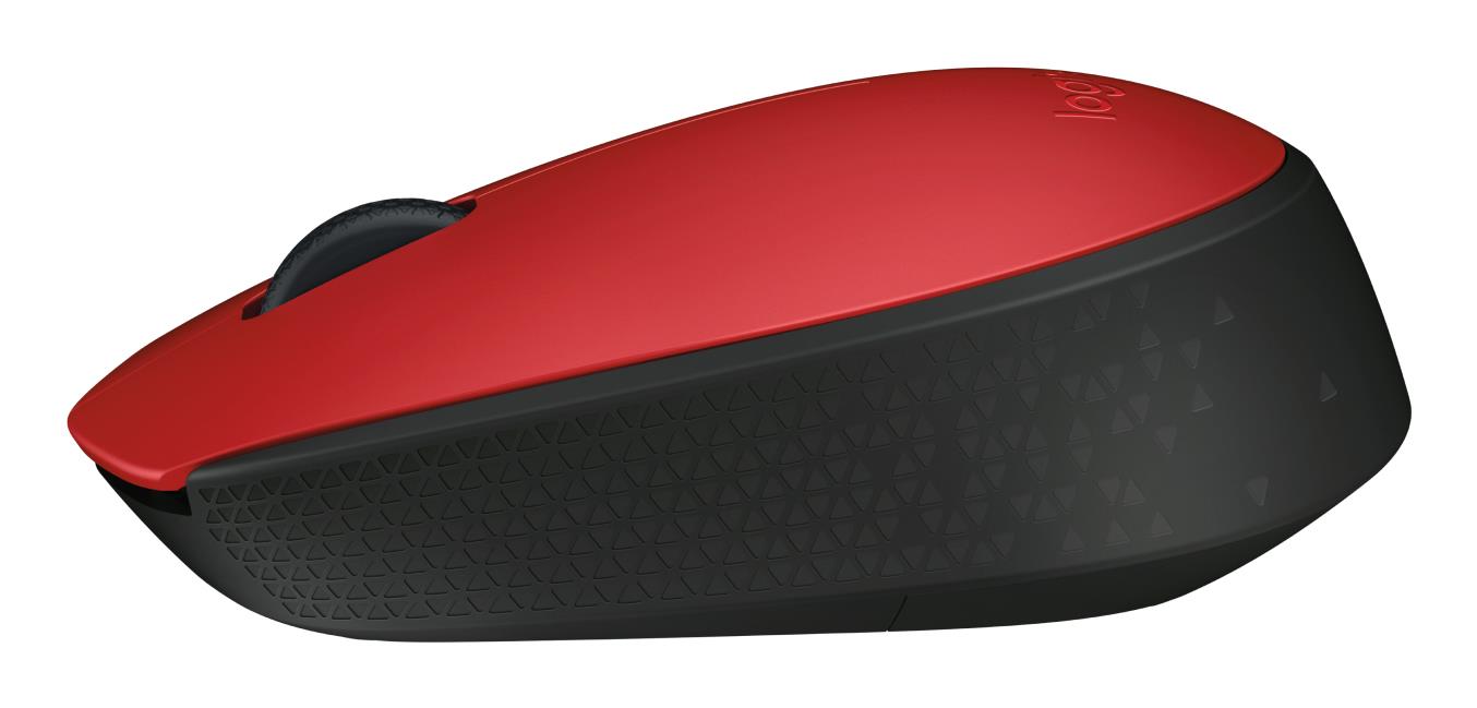 MOUSE USB OPTICAL WRL M171/RED 910-004641