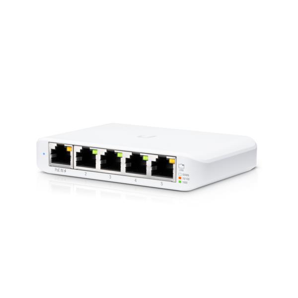 Switch, UBIQUITI, USW-Flex-Mini, 5x10Base-T / 100Base-TX