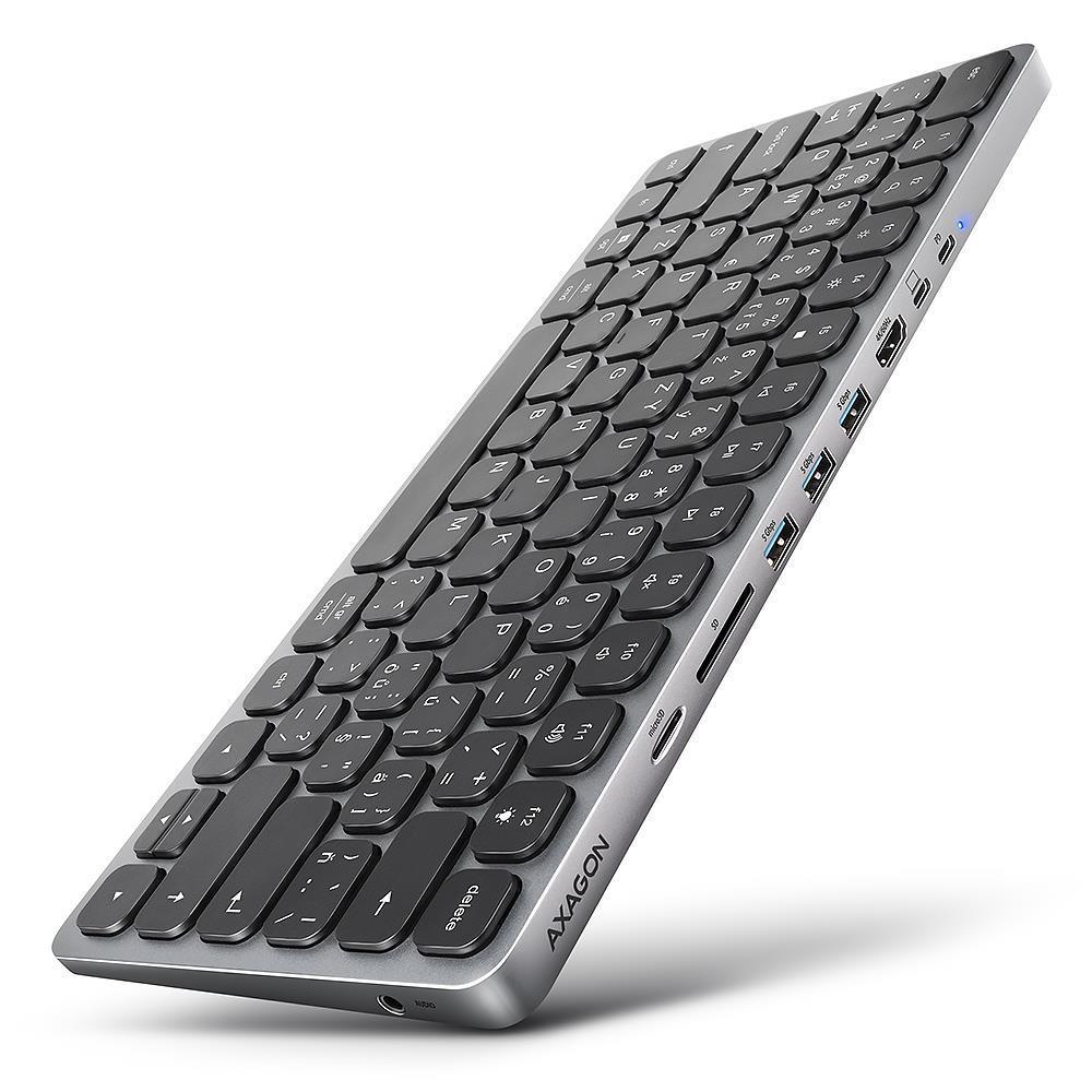 KEYBOARD + I/O HUB 9IN1/0.6M