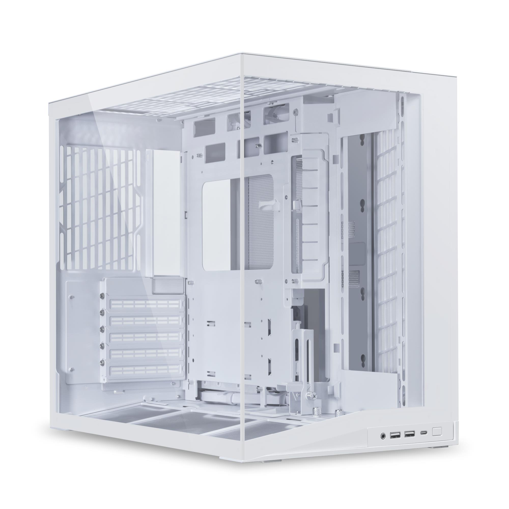 Case, LIAN LI, ATX/micro ATX/Mini-ATX, White