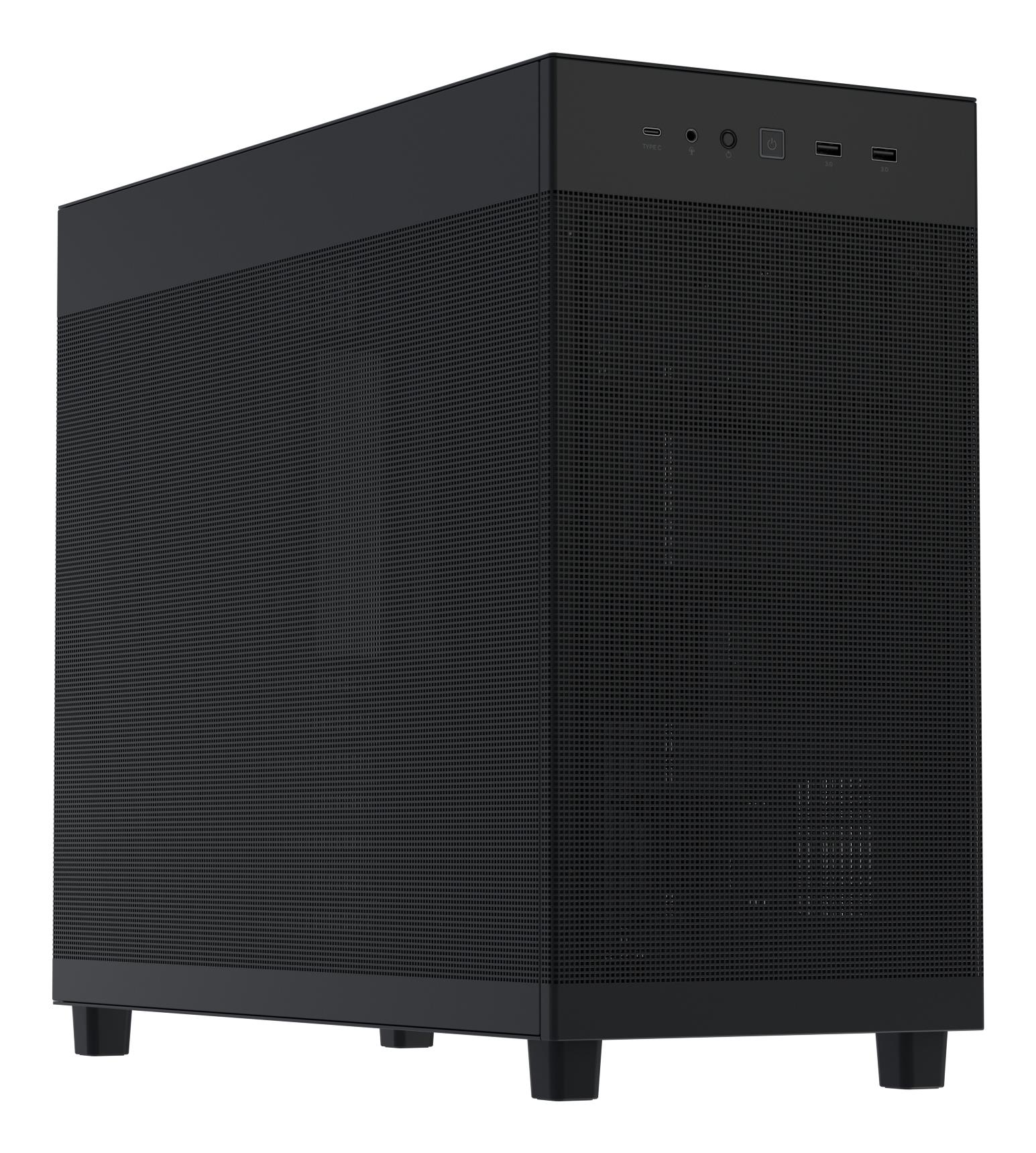 Case, ASUS, ATX/micro ATX/Mini-ITX, Black/Transparent, Midi