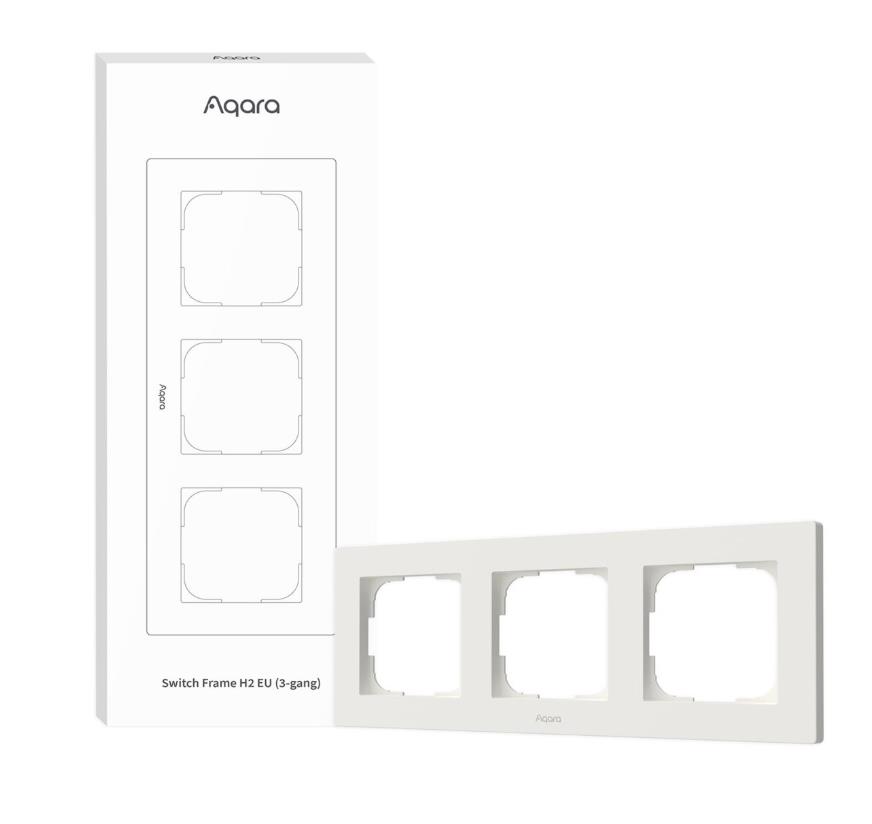 SMART SWITCH FRAME H2 (3-GANG)/WHITE FE-X02D-W