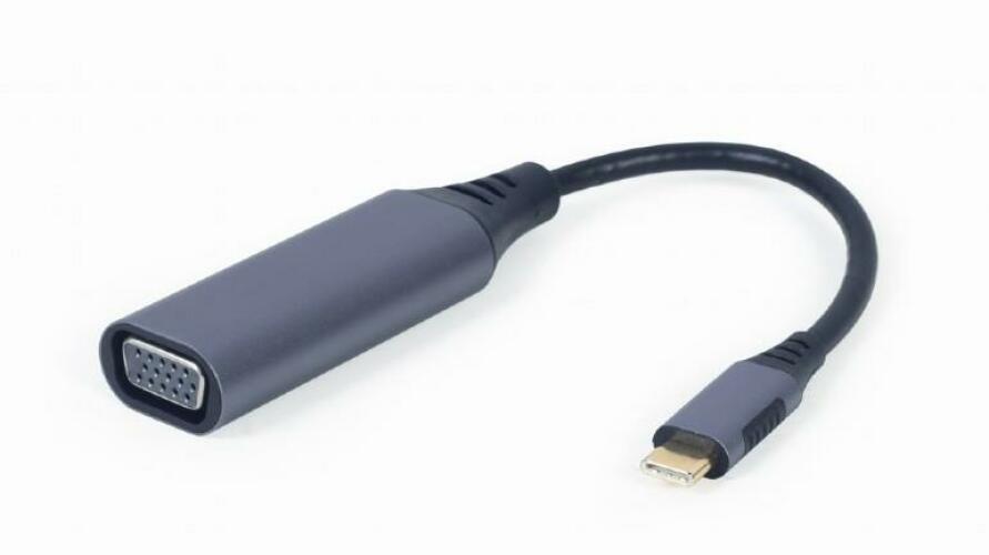 I/O ADAPTER USB-C TO VGA/GREY A-USB3C-VGA-01