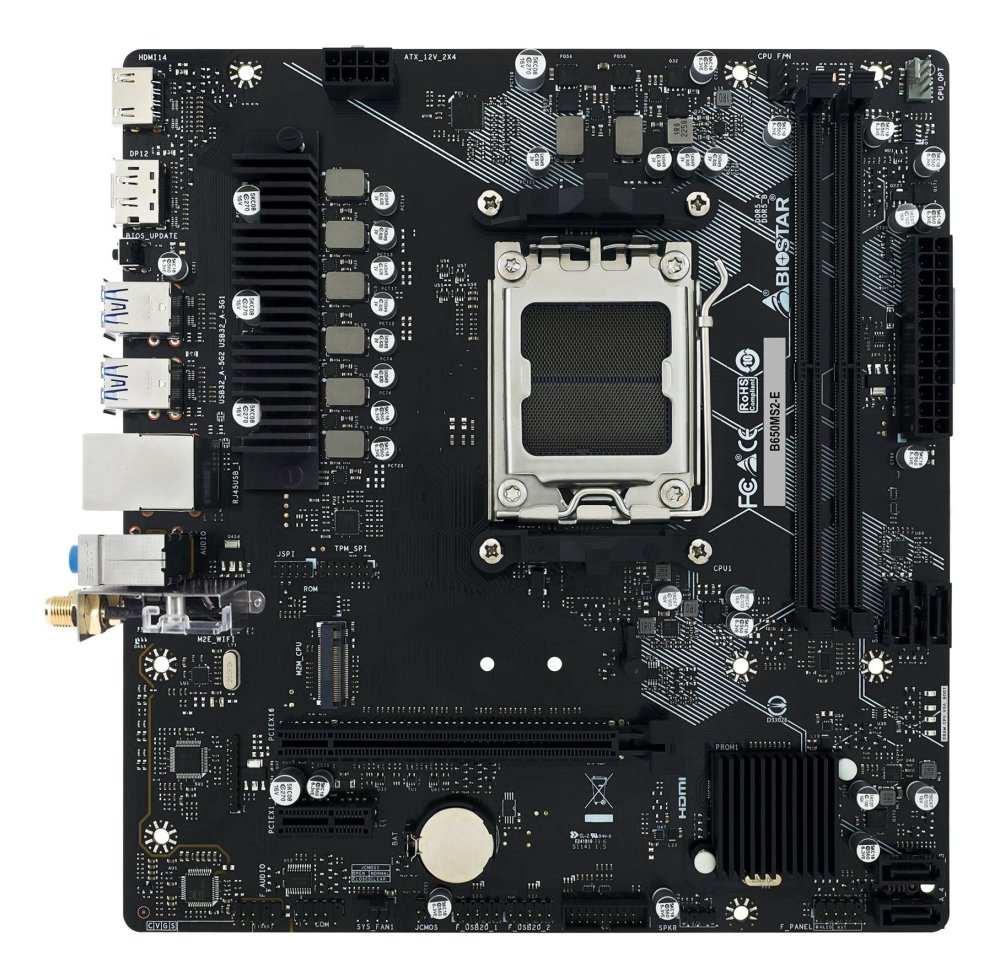 Mainboard, BIOSTAR, AMD B650, Socket AM5