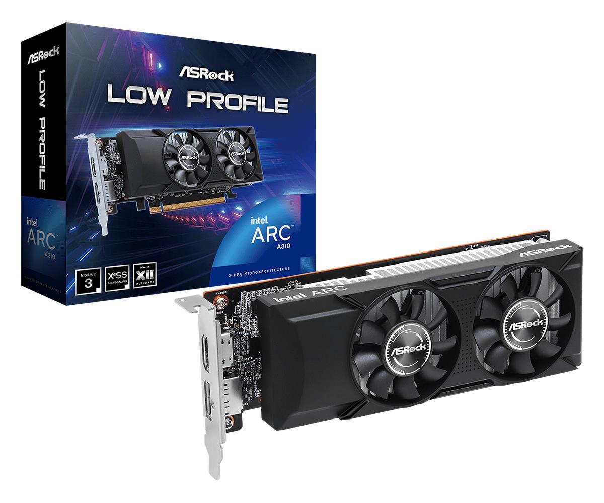 Graphics Card, ASROCK, Intel, Arc A310