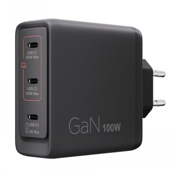 LENOVO MULTI-PORT USB-C 100W GAN CHARGER