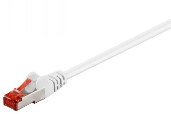 Goobay GB CAT6 VERKKOKAAPELI, S/FTP, VALKOINEN