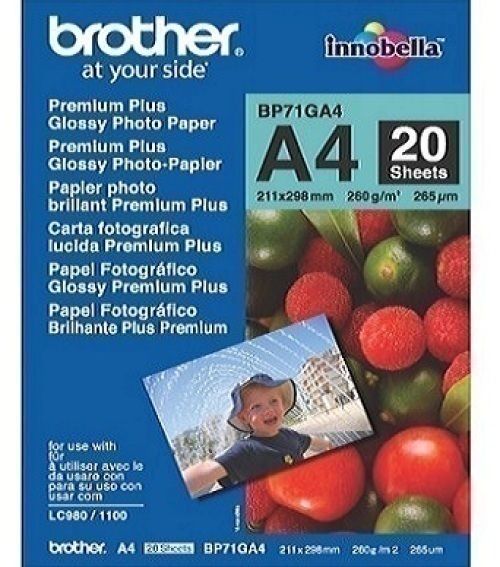BROTHER PREM. PLUS GLOSSY PHOTO PAPER