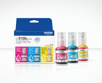 BROTHER MULTIPACK BTD100CLVAL, C/M/Y VALUE PACK