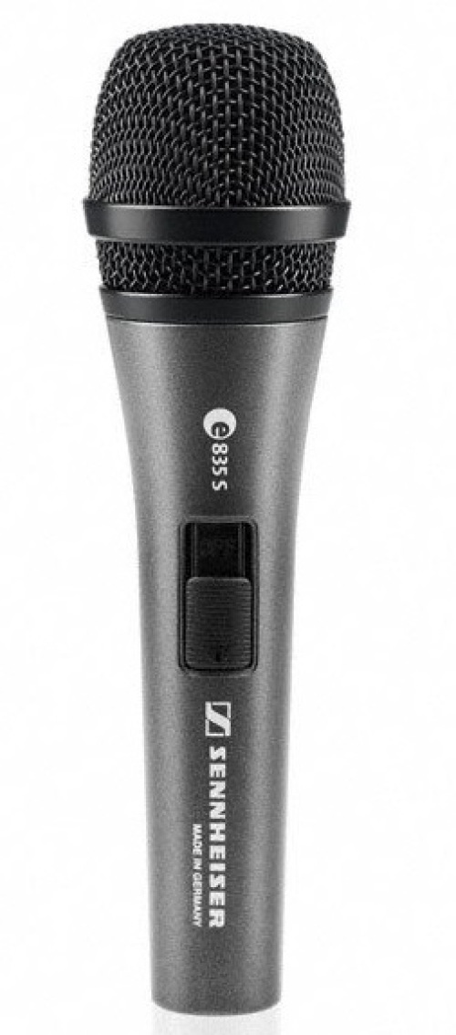 SENNHEISER E 835-S, VOCAL MICROPHONE, DYNAMIC