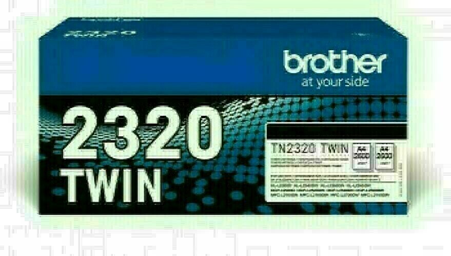 BROTHER TN2320 TWIN-PACK BLACK TONERS (BK